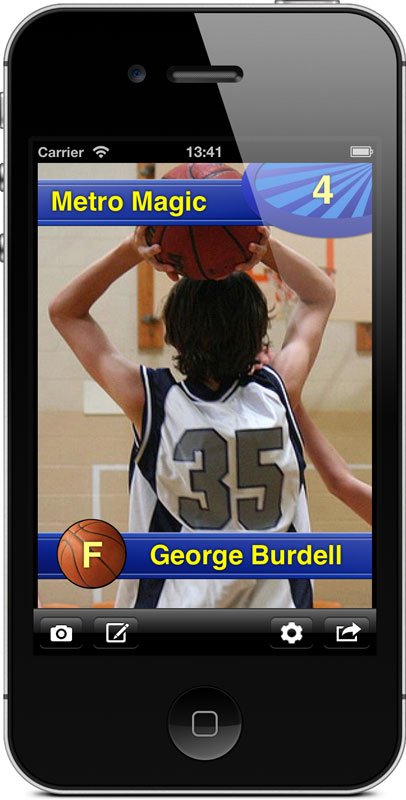 Basketball Card Pro Screenshot