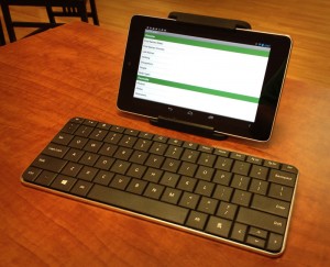 Nexus 7 with keyboard